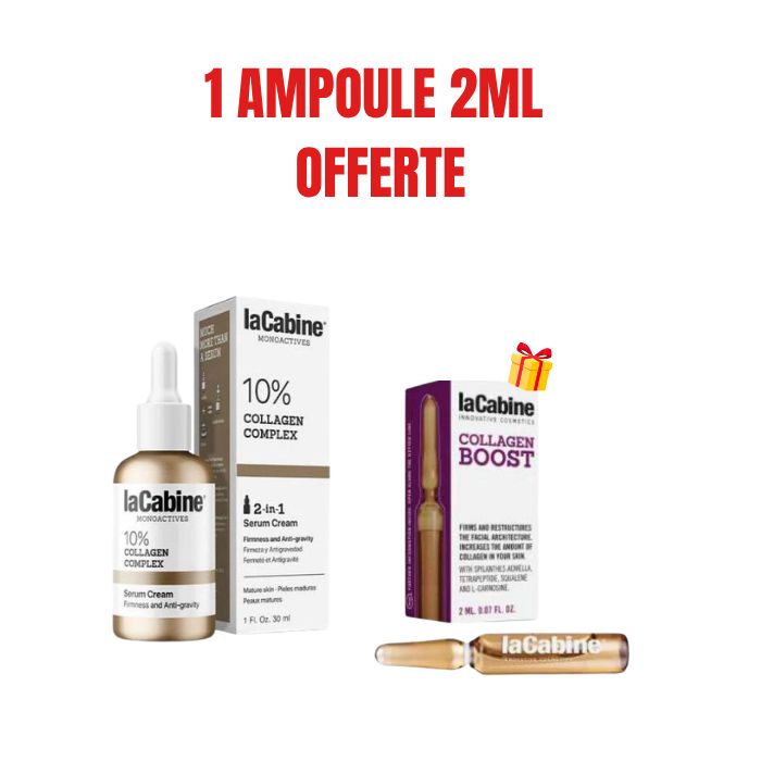 LA CABINE 10 COLLAGEN COMPLEXE 2EN1 SERUM CREME 30 ML