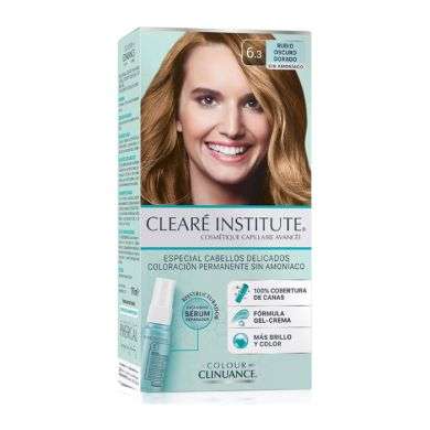 CLEARE INSTITUTE COLORATION CHEVEUX PERMANATE SANS AMMONIAQUE 6.3 BLOND DORE