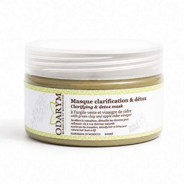 ODARYM MASQUE CLARIFICATION ET DETOX A L'ARGILE VERTE ET VINAIGRE DE CIDRE 200 ML