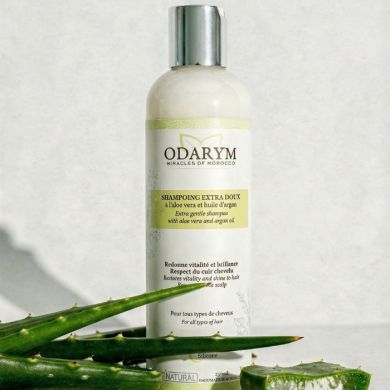 ODARYM SHAMPOOING EXTRA DOUX A L'ALOE VERA ET HUILE D'ARGAN 250 ML