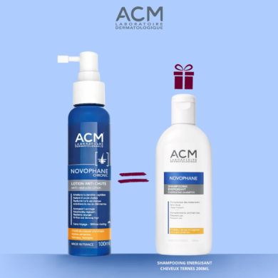 ACM OFFRE NOVOPHANE CHRONIC LOTION ANTI CHUTE 100 ML + SHAMPOING 200ML OFFERT