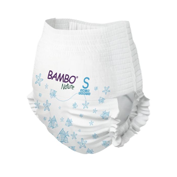 BAMBO NATURE COUCHES DE PISCINE TAILLE S 7 A 12 KG 12 UNITES