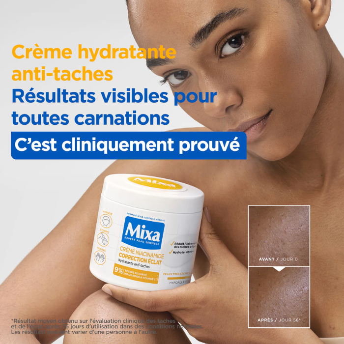 MIXA CREME NIACINAMIDE CORRECTION ECLAT ANTI TACHES 400 ML