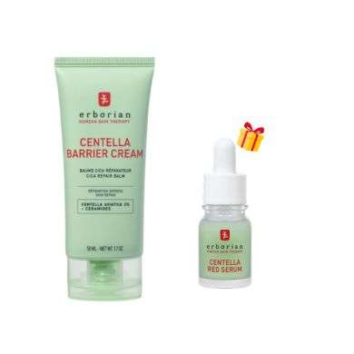 ERBORIAN OFFRE CENTELLA CREME BARRIERE 50 ML + CENTELLA RED SERUM 10ML OFFERT