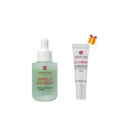 ERBORIAN OFFRE CENTELLA RED SERUM 30 ML + CC CREME 5ML OFFERT