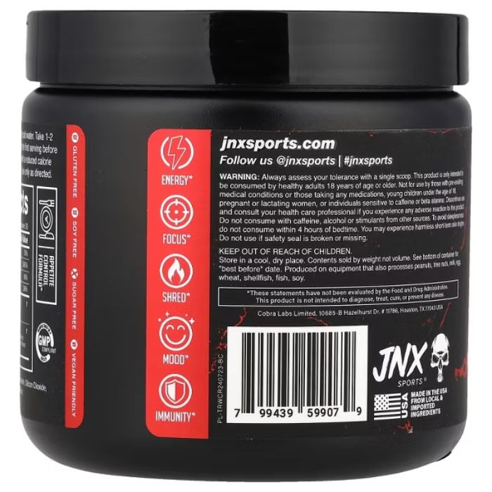 JNX SPORTS THE RIPPER FAT BURNER SHRED WATERMELON CANDY 153 G