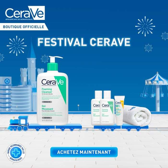 CERAVE GEL MOUSSANT PEAUX NORMALES A GRASSES 236 ML