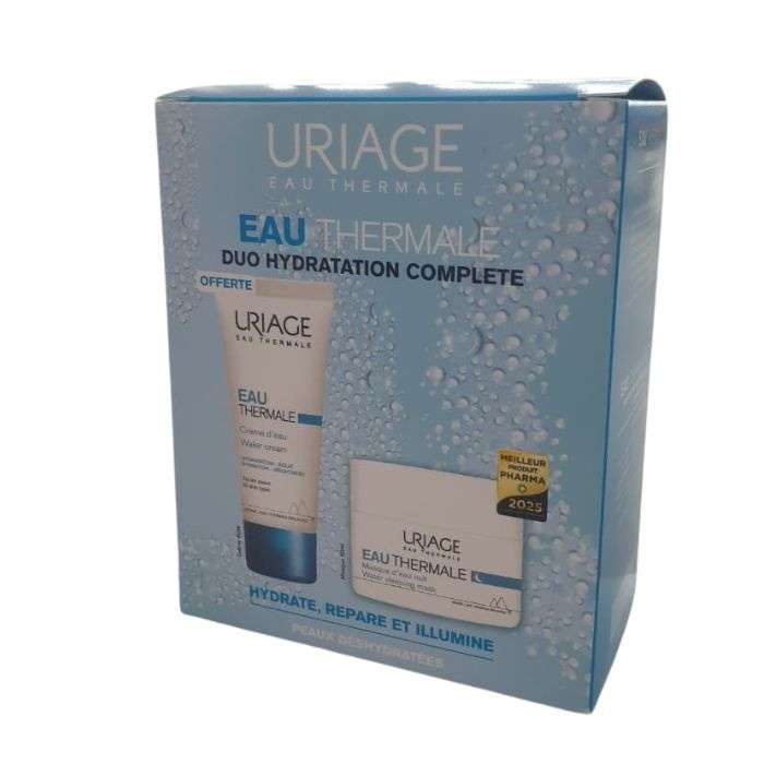 URIAGE OFFRE EAU THERMALE MASQUE D’EAU NUIT 50 ML + CREME D EAU 40 ML OFFERTE
