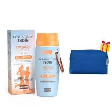 ISDIN OFFRE FOTOPROTECTEUR FUSION GEL SPORT SPF50+100 ML + TROUSSE ISDIN OFFERTE