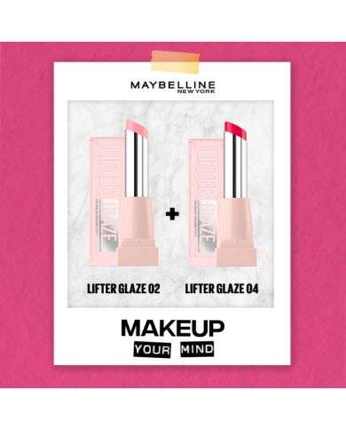 MAYBELLINE DUO LIFTER GLAZE N02+N04