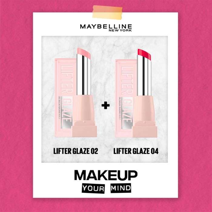 MAYBELLINE DUO LIFTER GLAZE N02+N04