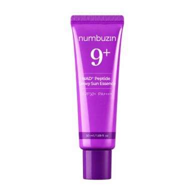 NUMBUZIN 9+ NAD+ PEPTIDES DEWY SUN ESSENCE SPF 50+ PA++++ ALL SKIN TYPES 50 ML