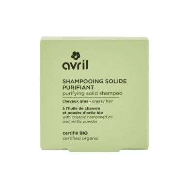 AVRIL SHAMPOOING SOLIDE PURIFIANT CHEVEUX GRAS 60 G