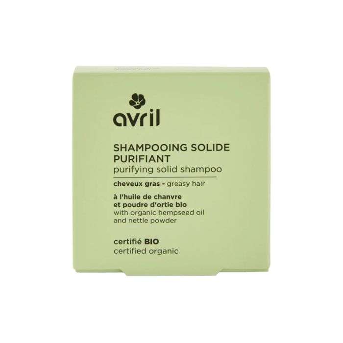 AVRIL SHAMPOOING SOLIDE PURIFIANT CHEVEUX GRAS 60 G