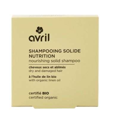 AVRIL SHAMPOOING SOLIDE NUTRITION CHEVEUX SECS ET ABIMES 60 G