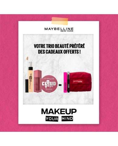 MAYBELLINE TRIO BEAUTE PREFERE + DES CADEAUX OFFERTS