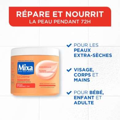 MIXA LA CREME REPARATRICE PEAUX EXTRA SECHES 400ML