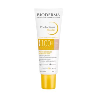 BIODERMA PHOTODERM FLUIDE MAX SPF100 FLUIDE LEGERE PROTECTEUR TEINTE TRES CLAIRE 40 ML