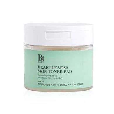 BENTON HEARTLEAF 80 SKIN TONER PAD 210 ML 70 PADS