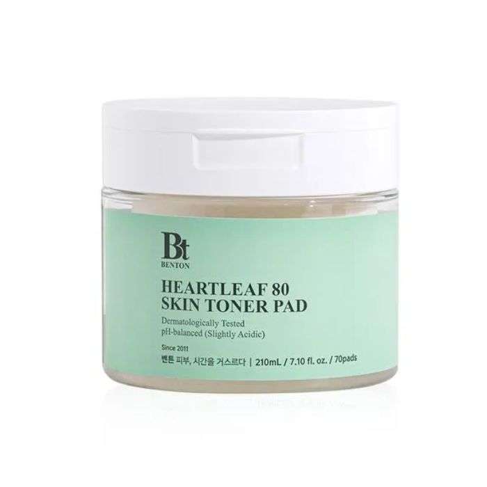 BENTON HEARTLEAF 80 SKIN TONER PAD 210 ML 70 PADS