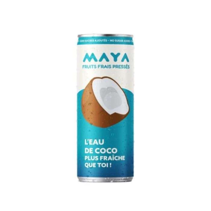 MAYA FRUITS FRAIS PRESSES L EAU DE COCO PLUS FRAICHE QUE TOI 330 ML