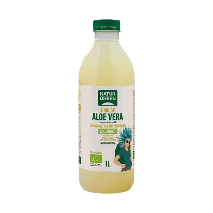 NATURGREEN JUS ALOE VERA A L'AGAVE AU CITRON ET AU GINGEMBRE 1L