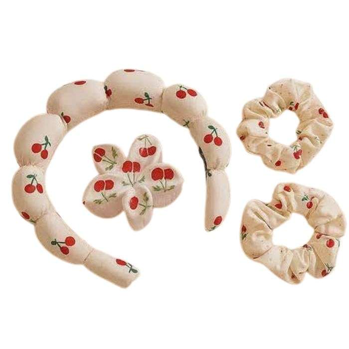 KIT SPA BANDEAU + POIGNETS ABSORBANTE + CLIP CHEVEUX