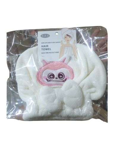 SZG SERVIETTE SECHAGE A CHEVEUX MOTIF LABUBU