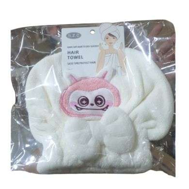 SZG SERVIETTE SECHAGE A CHEVEUX MOTIF LABUBU