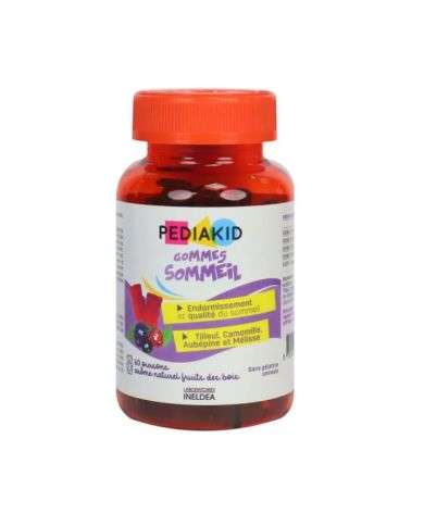 PEDIAKID GOMMES SOMMEIL 60 OURSONS AROME NATURELS FRUITS DES BOIS