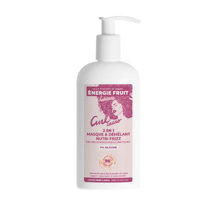 ENERGIE FRUIT CURL CACAO 2 EN 1 MASQUE ET DEMELANT NUTRI FRIZZ 300ML