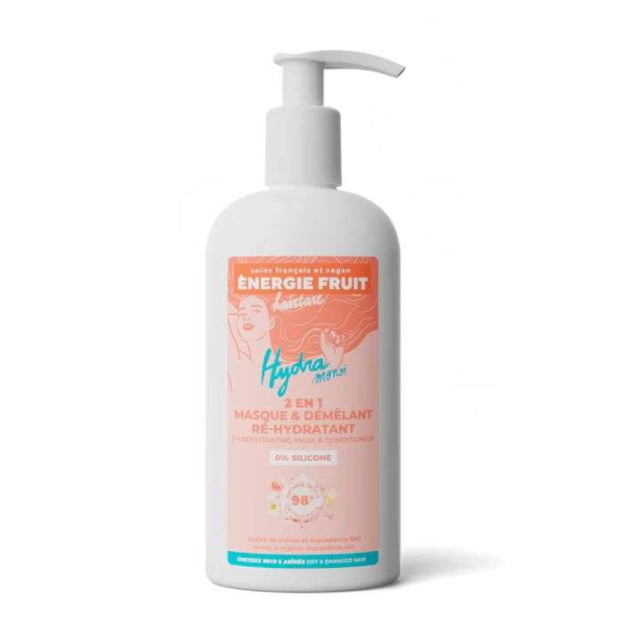 ENERGIE FRUIT HYDRA MONOI 2 EN 1 MASQUE ET DEMELANT RE HYDRATANT 300 ML