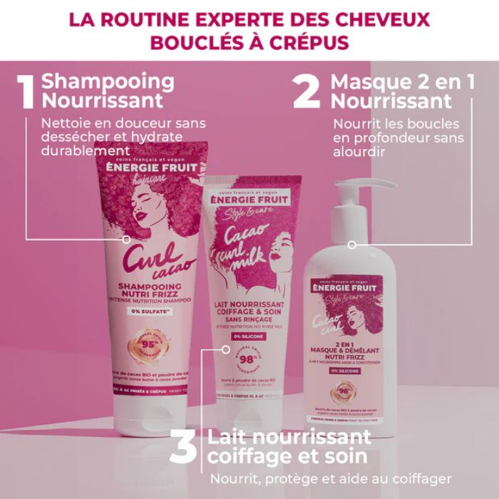 ENERGIE FRUIT CURL CACAO CURL LAIT NOURRISSANT 200ML