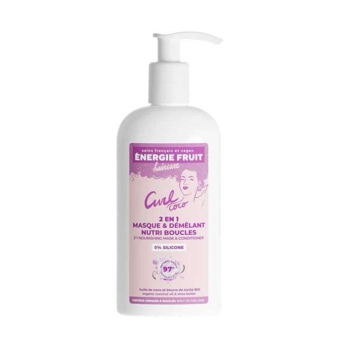ENERGIE FRUIT CURL 2 EN 1 MASQUE ET DEMELANT NUTRI BOUCLES 300 ML