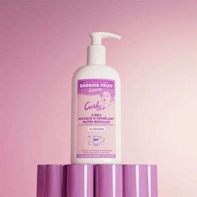 ENERGIE FRUIT CURL COCO 2 EN 1 MASQUE ET DEMELANT NUTRI BOUCLES 300 ML