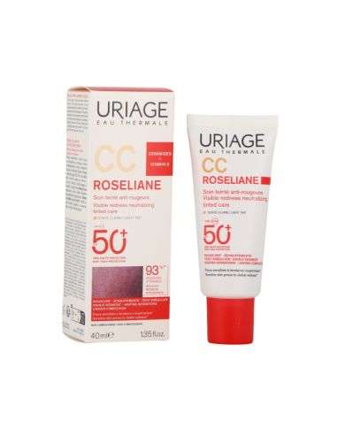 URIAGE ROSELIANE CC CREME SPF50+ TEINTE CLAIRE 40ML 