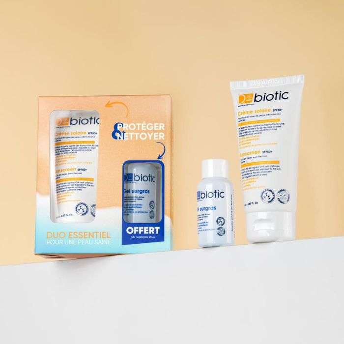 D BIOTIC OFFRE CREME SOLAIRE SPF 50+ 75 ML + GEL SURGRAS 30 ML OFFERT