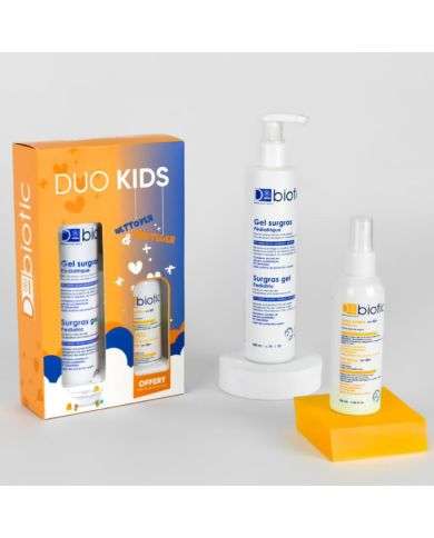 D BIOTIC OFFRE GEL SURGRAS PEDIATRIQUE 200 ML + SPRAY SOLAIRE PEDIATRIQUE SPF 50+ 100 ML OFFERT