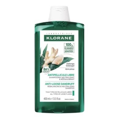 KLORANE SHAMPOOING ANTIPELLICULAIRE LIBRE NEUTRALISANT ET REEQUILIBRANT 400ML