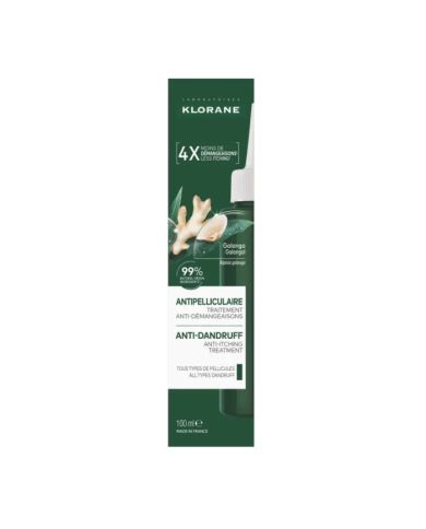 KLORANE ANTIPELLICULAIRE TRAITEMENT ANTI DEMANGEAISONS 100ML