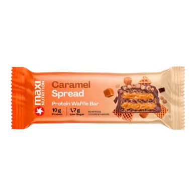 MAXI NUTRITION PROTEIN WAFFLE BAR CARAMEL SPREAD