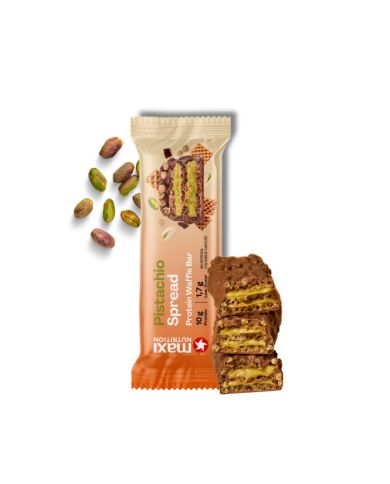 MAXI NUTRITION PROTEIN WAFFLE BAR PISTACHIO SPREAD