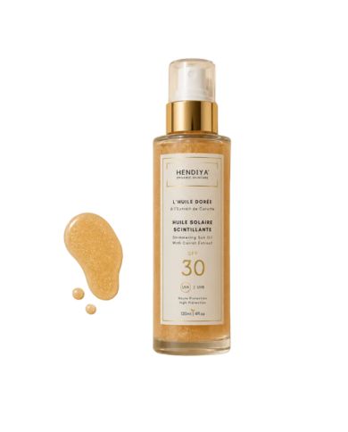 HENDIYA L HUILE DOREE HUILE SOLAIRE SCINTILLANTE SPF 30 120 ML