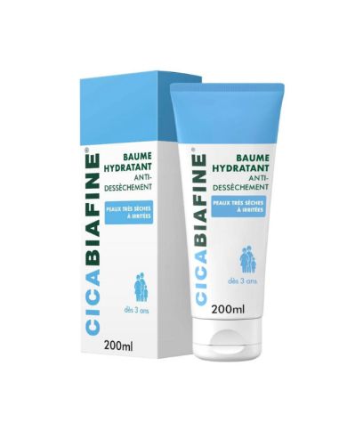 BIAFINE CICABIAFINE BAUME HYDRATANT ANTI DESSECHEMENT PEAUX TRES SECHES A IRRITEES 200 ML