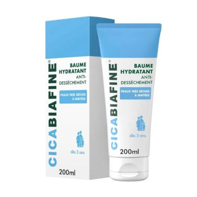 BIAFINE CICABIAFINE BAUME HYDRATANT ANTI DESSECHEMENT PEAUX TRES SECHES A IRRITEES 200 ML