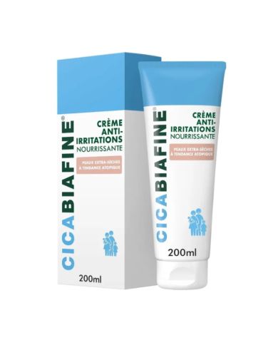 BIAFINE CICABIAFINE CREME ANTI IRRITATIONS NOURRISSANTE PEAUX EXTRA SECHES A TENDANCE ATOPIQUE 200 ML