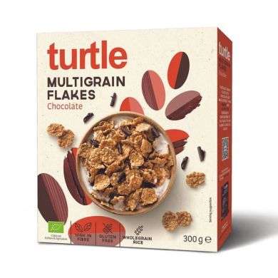 TURTLE MULTIGRAIN FLAKES CHOCOLATE 300 G
