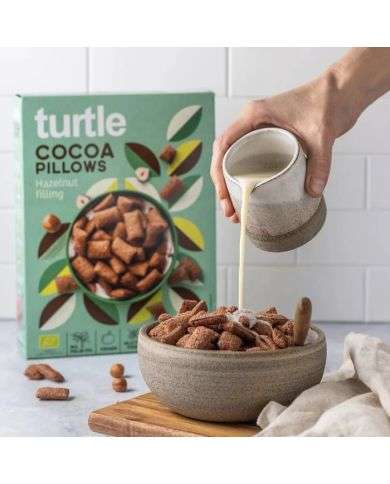TURTLE COCOA PILLOWS HAZELNUT FILLING 300 G