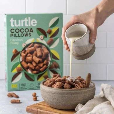 TURTLE COCOA PILLOWS HAZELNUT FILLING 300 G