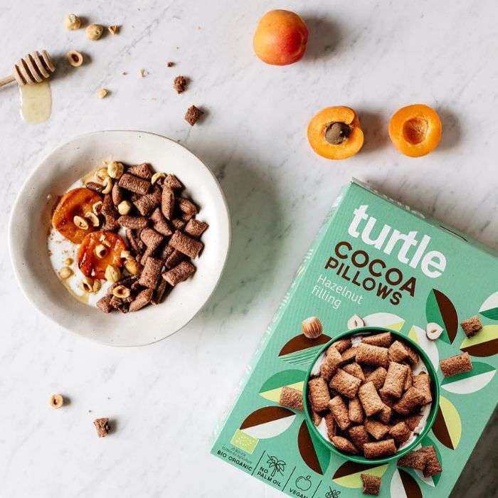 TURTLE COCOA PILLOWS HAZELNUT FILLING 300 G